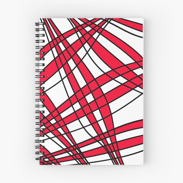 Item preview, Abstract pattern - red, white and black. designed and sold by K.S ART.