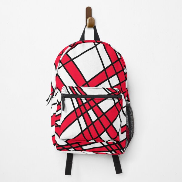 Item preview, Abstract pattern - red, white and black. designed and sold by K.S ART.