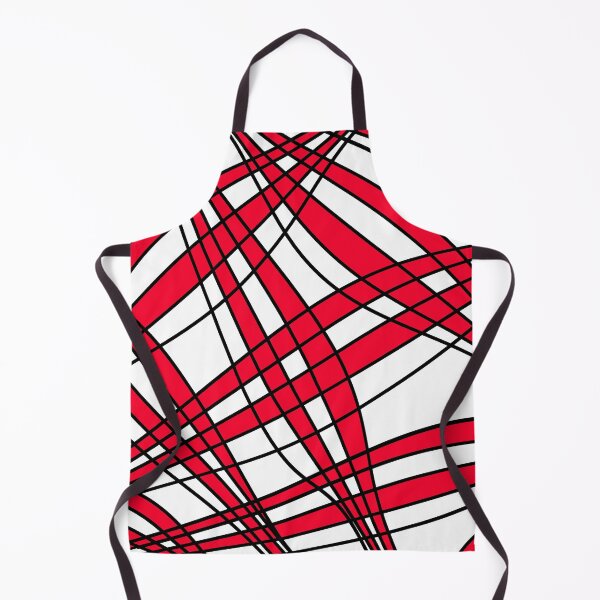 Item preview, Abstract pattern - red, white and black. designed and sold by K.S ART.