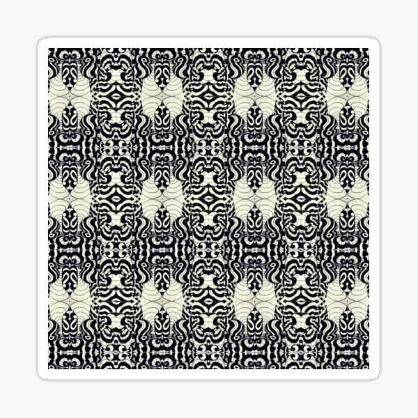 Trippy Patterns Intensive Columns Sticker