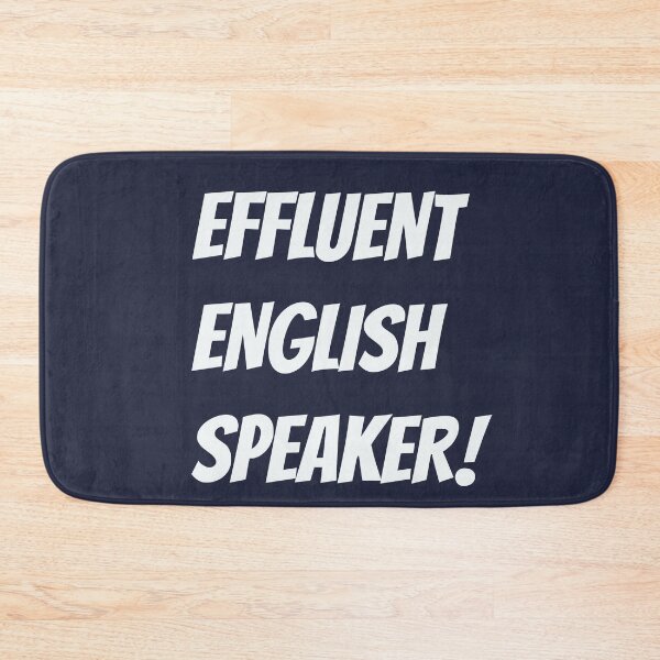 Item preview, Effluent English speaker designed and sold by Areashor.