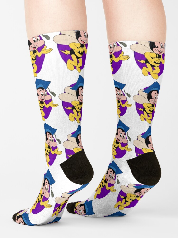 Alternate view of Professor BEEtoven Socks