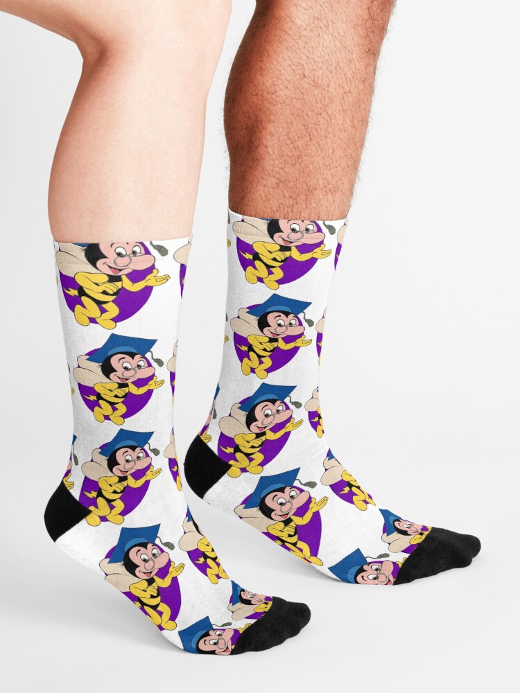 Alternate view of Professor BEEtoven Socks