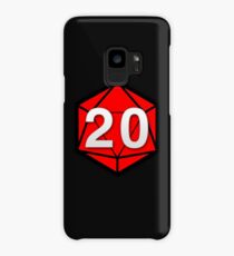 Natural 20 (Red Dice) - Critical Role Case/Skin for Samsung Galaxy