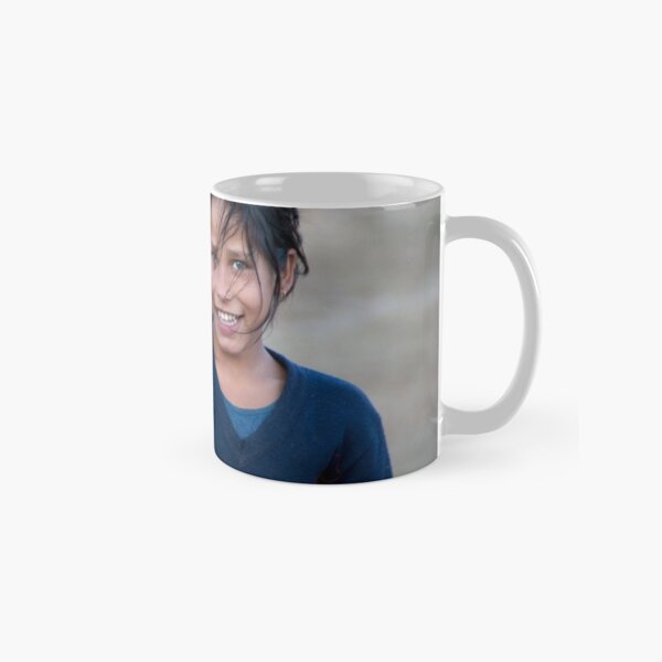 Happy Young Girl in Nepal Far West Classic Mug