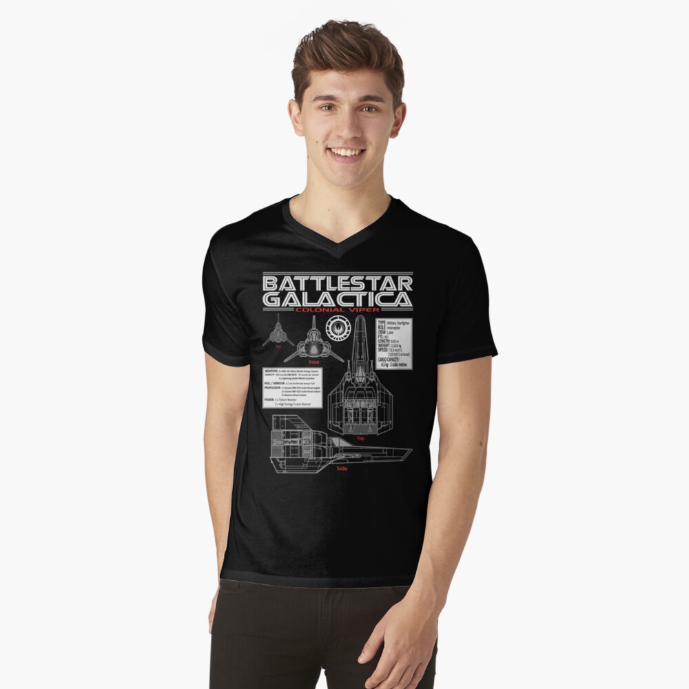Item preview, V-Neck T-Shirt designed and sold by infrablue.