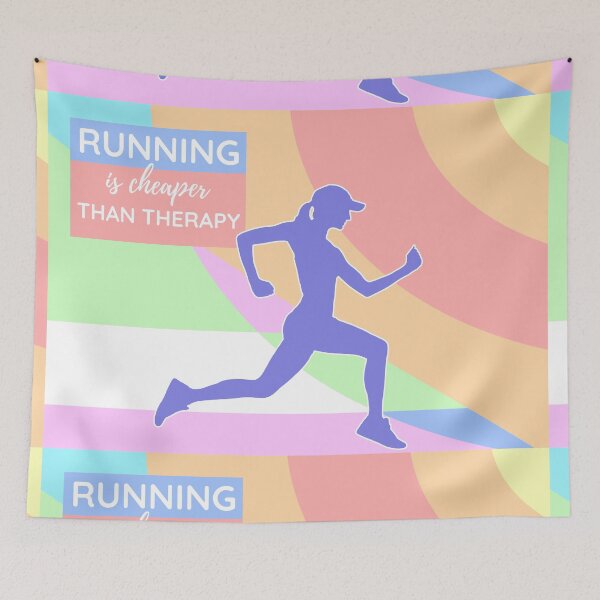 Item preview, Running is cheaper than therapy designed and sold by GraphicBit.