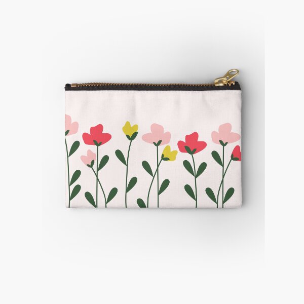 Item preview, Blooming flowers on light pink background designed and sold by printhappy.