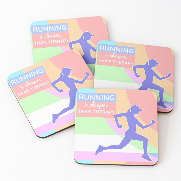 Item preview, Running is cheaper than therapy designed and sold by GraphicBit.