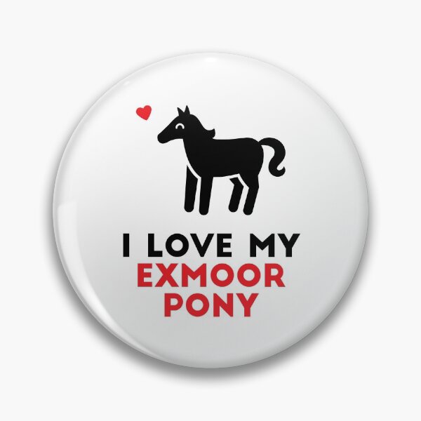 Aperçu de l'œuvre J'aime mon poney Exmoor créée et vendue par InkTheMoon.