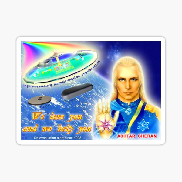 Item preview, angels-heaven.org Ashtar Sheran UFO Religion  designed and sold by cinnamegan.