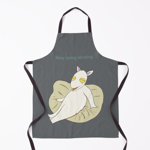 Item preview, Busy doing nothing (Yuki the goat on a beanbag) designed and sold by Smith and Co..