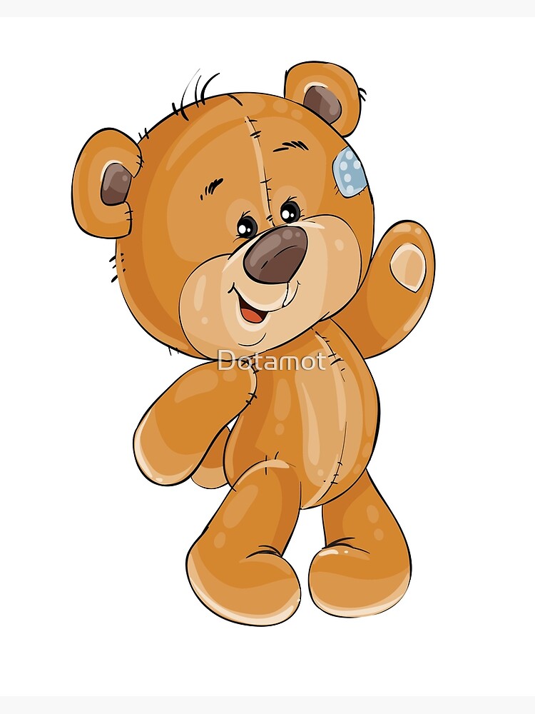 PNG or JPG Files for Printing Super Fashion Teddy Bear Cub 