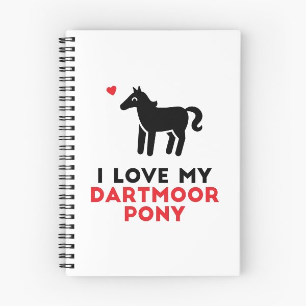 Aperçu de l'œuvre J'aime mon poney Dartmoor créée et vendue par InkTheMoon.