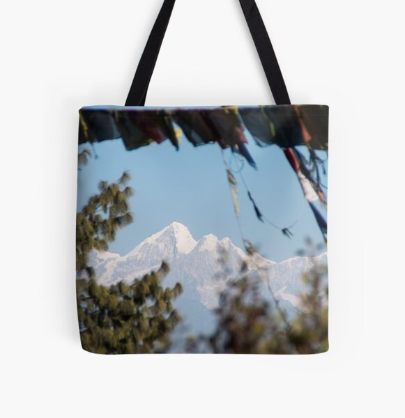 Himalayan View All Over Print Tote Bag