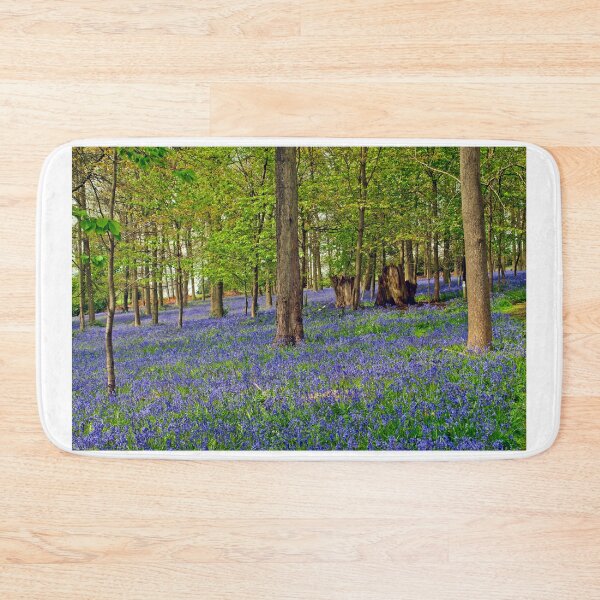 Item preview, Bluebells Bluebell Woods Greys Court Oxfordshire UK designed and sold by AndyEvansPhotos.