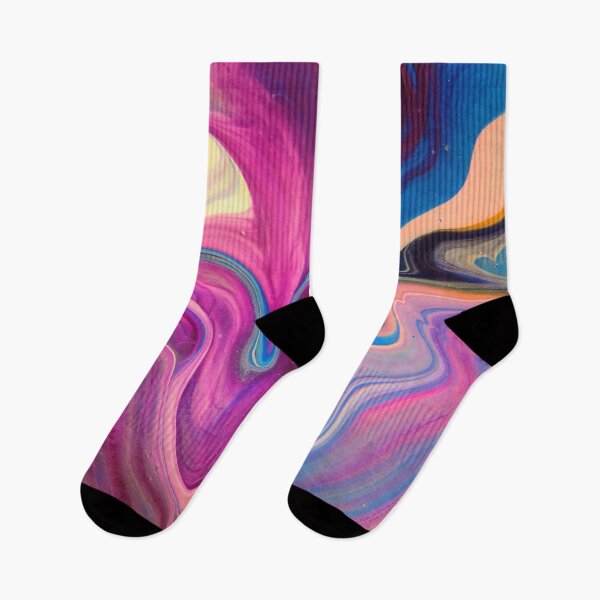 Artikelvorschau, Pink, Blau und Beige - Abstrakter Flüssigkeitseffekt entworfen und verkauft von Joejo19.