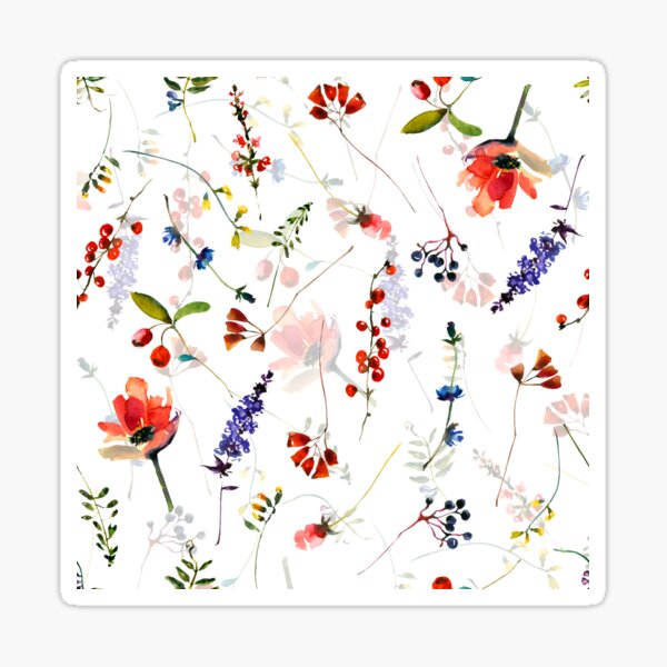Item preview, Wild Flower Meadow Botanical Garden designed and sold by UtArt.