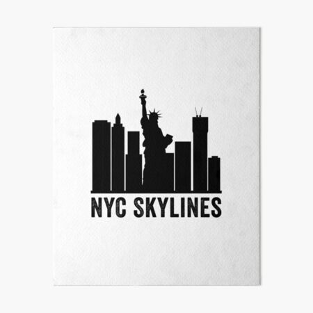 Artikel-Vorschau von NYC Wolkenkratzer Skylines, designt und verkauft von SnapYourStyle.