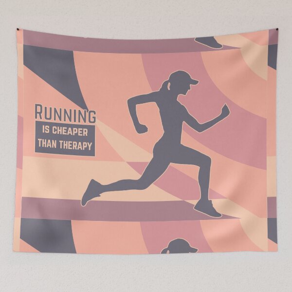 Item preview, Running is cheaper than therapy designed and sold by GraphicBit.