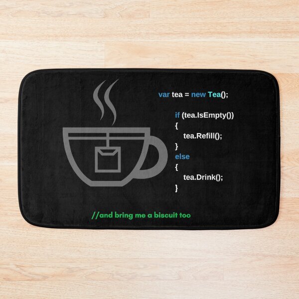 Item preview, Tea and Code designed and sold by DesignsWithMel.