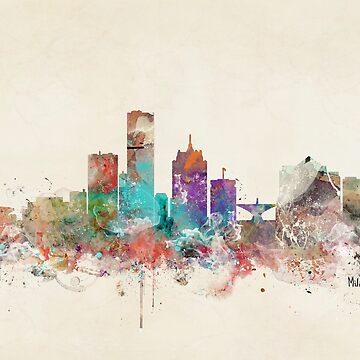 Louisville Kentucky skyline Art Print for Sale by bri-b