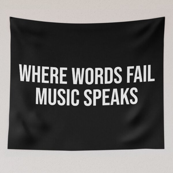 Item preview, Where Words Fail Music Speaks designed and sold by MSA-42.