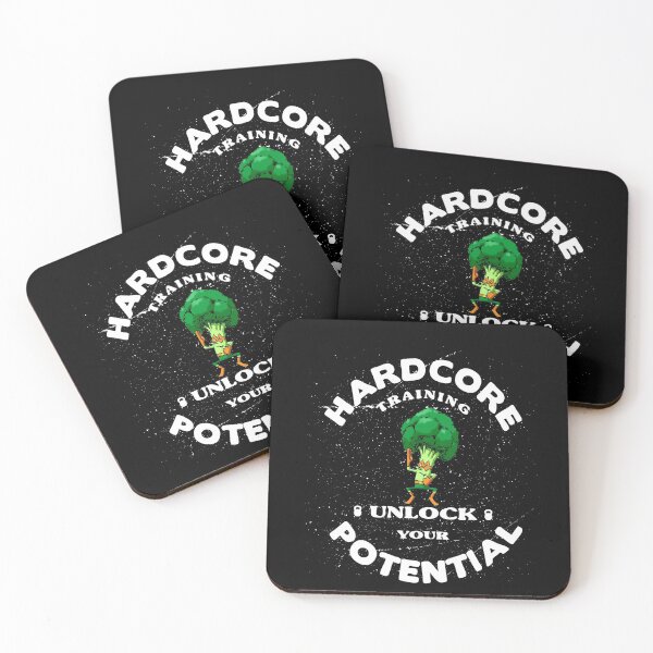 Item preview, Hardcore Training Unlock Your Potential Broccoli Ninja MMA Mixed Martial Arts designed and sold by ProjectX23.