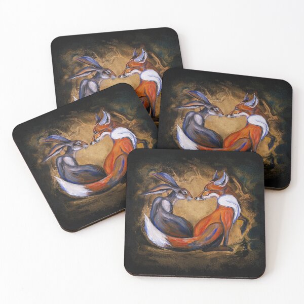 Item preview, Fox and hare designed and sold by Julie Boehm.