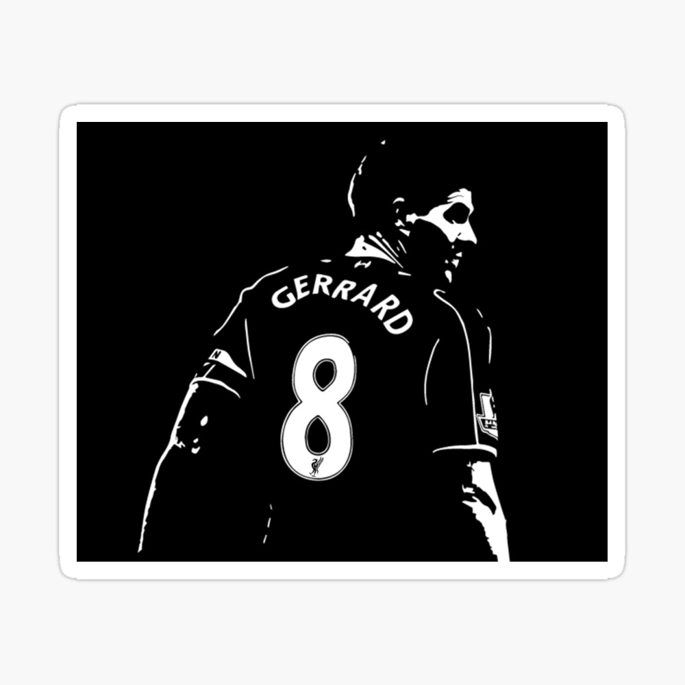 Steven Gerrard Liverpool Fc Legend Silhouette Kids T Shirt By Z3mdesigns Redbubble