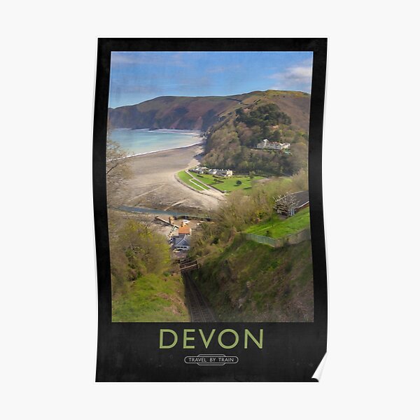 Devon Railway Poster Poster