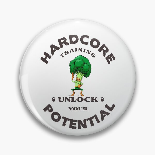 Item preview, Hardcore Training Unlock Your Potential Broccoli Ninja MMA Mixed Martial Arts designed and sold by ProjectX23.
