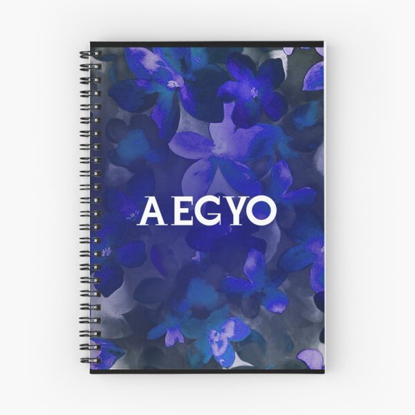 Item preview, AEGYO - BLUE FLORAL  designed and sold by Kpop Seoul Shop.