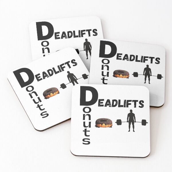 Item preview, Deadlifts and Donuts designed and sold by msify.