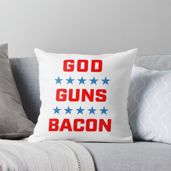 Item preview, God Guns Bacon Patriotic American Pro America designed and sold by SixforSix.