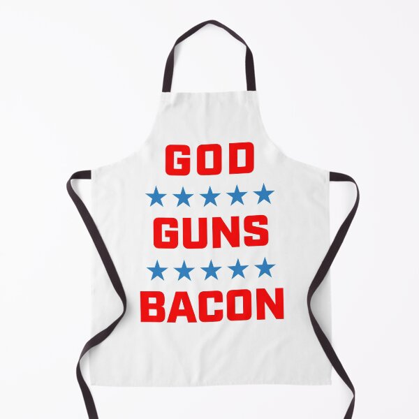 Item preview, God Guns Bacon Patriotic American Pro America designed and sold by SixforSix.