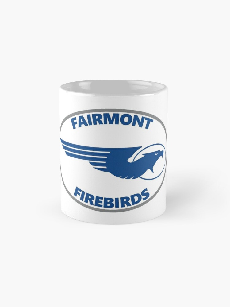 Fairmont Firebirds Kettering Ohio Oval Logo Mug By Myhandmadesigns