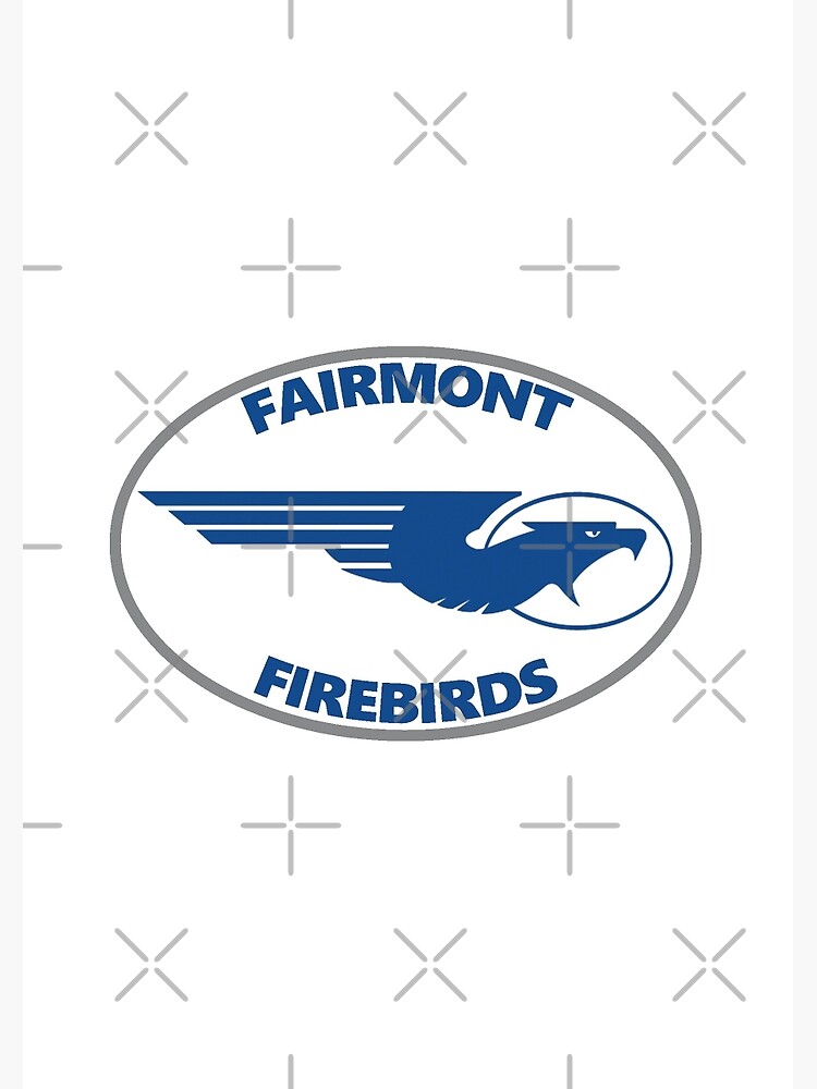 Fairmont Firebirds Kettering Ohio Oval Logo Spiral Notebook For Sale