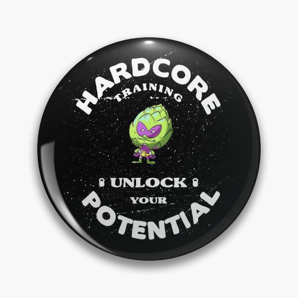 Item preview, Hardcore Training Unlock Your Potential Artichoke Alien Workout Bodybuilding designed and sold by ProjectX23.