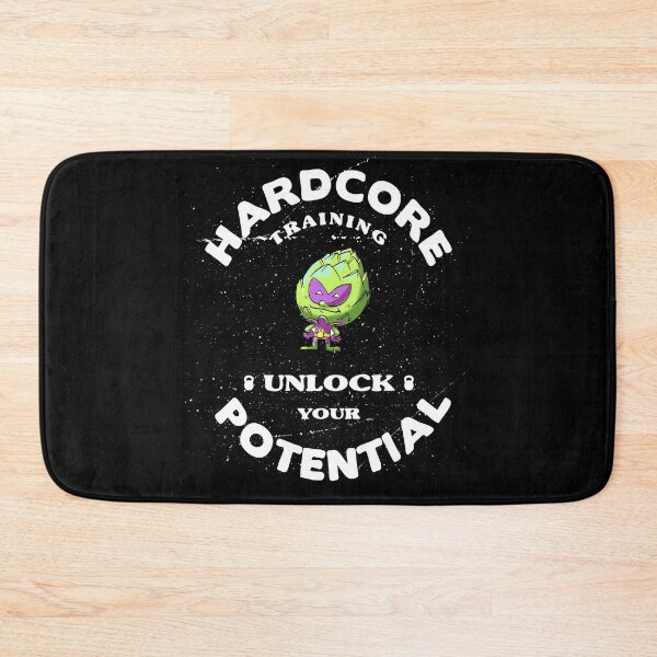Item preview, Hardcore Training Unlock Your Potential Artichoke Alien Workout Bodybuilding designed and sold by ProjectX23.