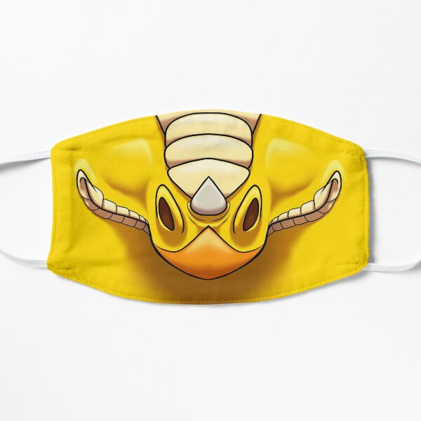 Gelber Drache Flache Maske