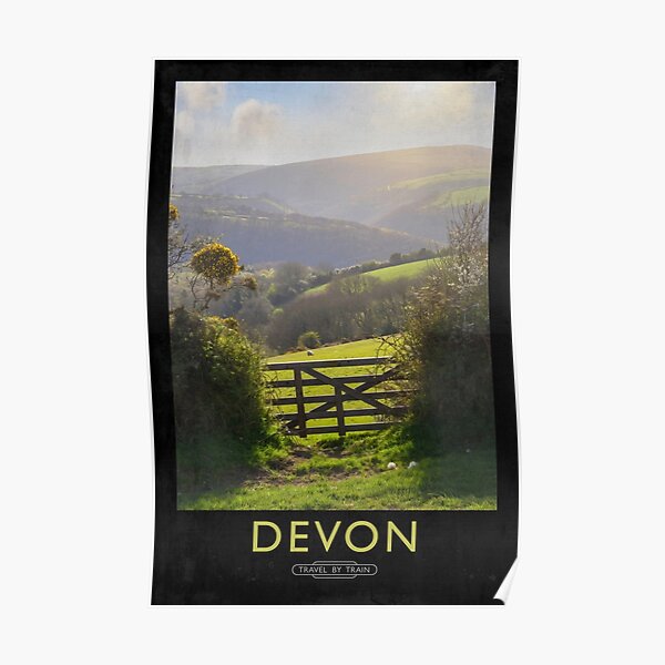 Devon Railway Poster Poster