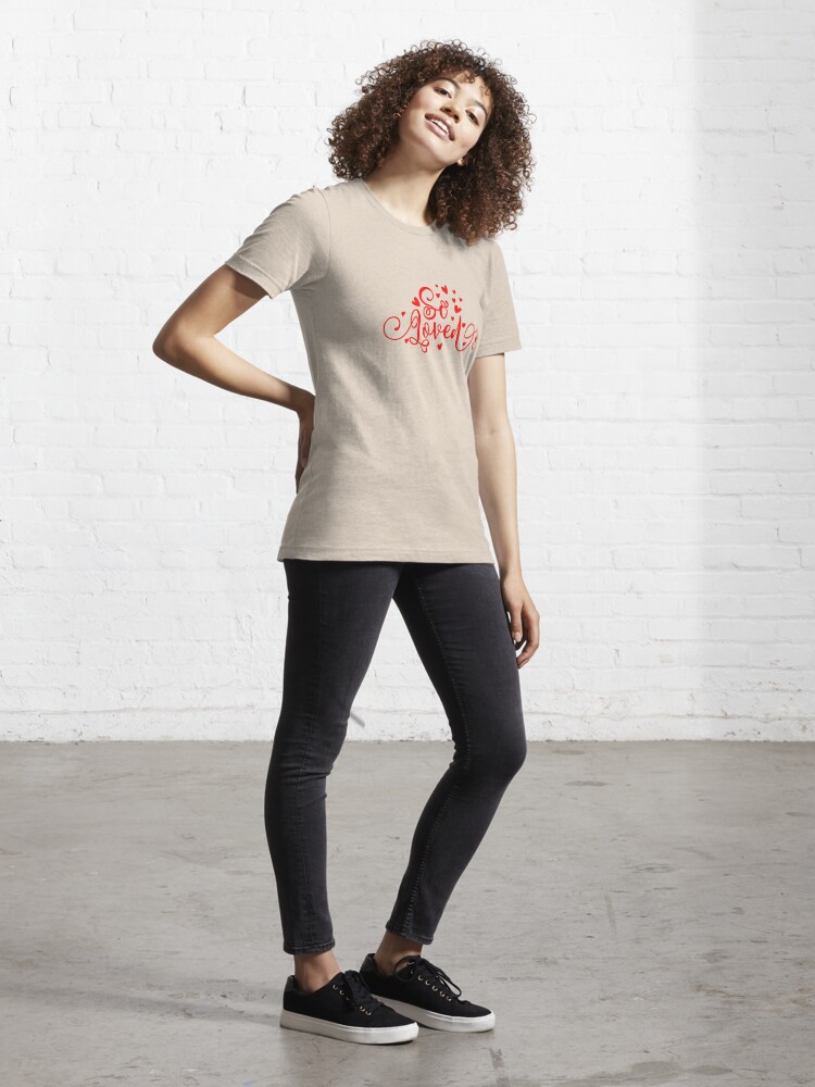 Alternate view of So loved Essential T-Shirt