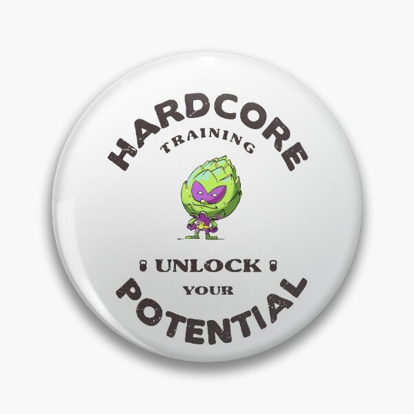 Item preview,  Hardcore Training Unlock Your Potential Artichoke Alien Workout Bodybuilding designed and sold by ProjectX23.
