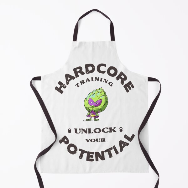 Item preview, Hardcore Training Unlock Your Potential Artichoke Alien Workout Bodybuilding designed and sold by ProjectX23.