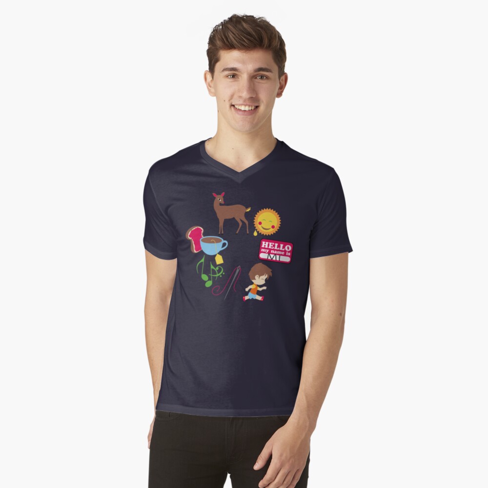 Item preview, V-Neck T-Shirt designed and sold by machmigo.