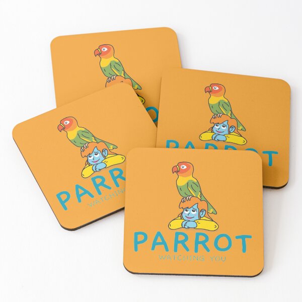 Item preview, Parrot Watching You designed and sold by ReshenNY.