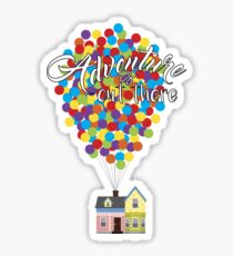 Adventure is Out There Sticker