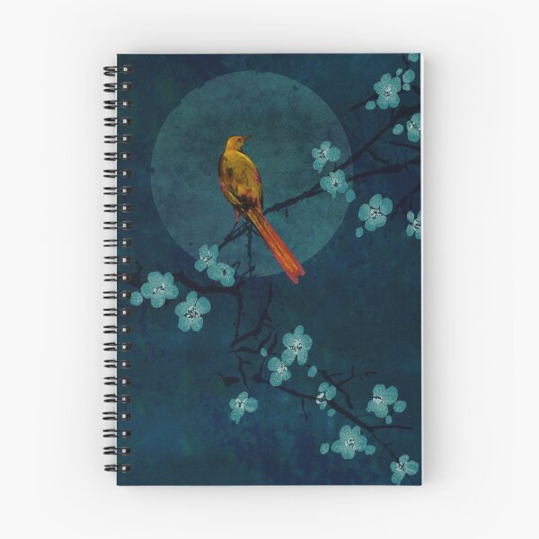 Item preview, Yellow bird in a Cherry blossom tree designed and sold by Modartisto.