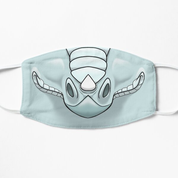 Weißer Drache Flache Maske